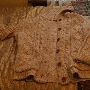 Button Front Long Cardigan